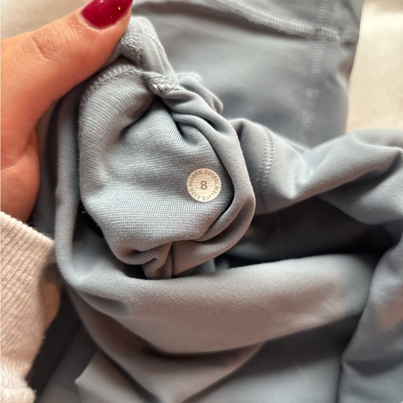 lululemon athletica light blue/grey align leggings - Picture 3 of 3